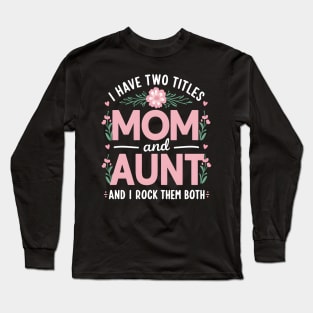 Cool Mom with Bright Typography Long Sleeve T-Shirt